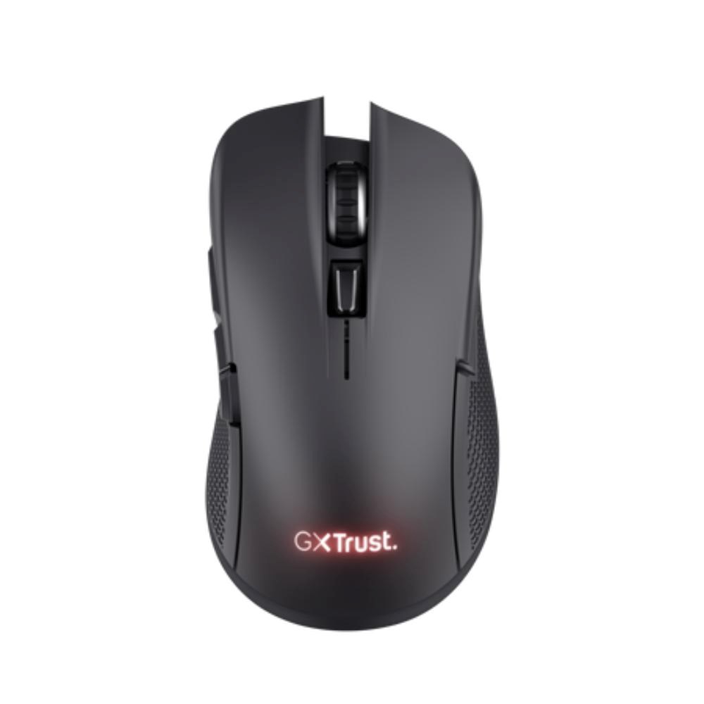 TRUST bezdrátová myš GXT 931 Ybar Wireless, Bezdrátová RF 2.4GHz, USB-C, Černá