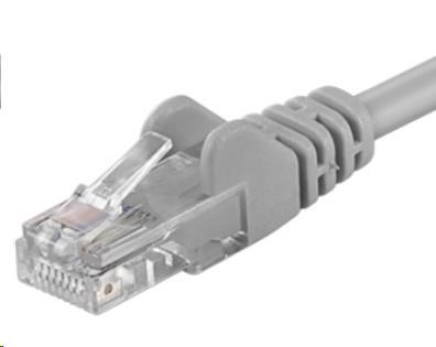 PremiumCord Patch kabel UTP RJ45-RJ45 CAT6 20m šedá