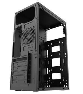 EUROCASE skříň ML N6-500B, Midi Tower, 2x USB 3.0, 2x audio, bez zdroje
