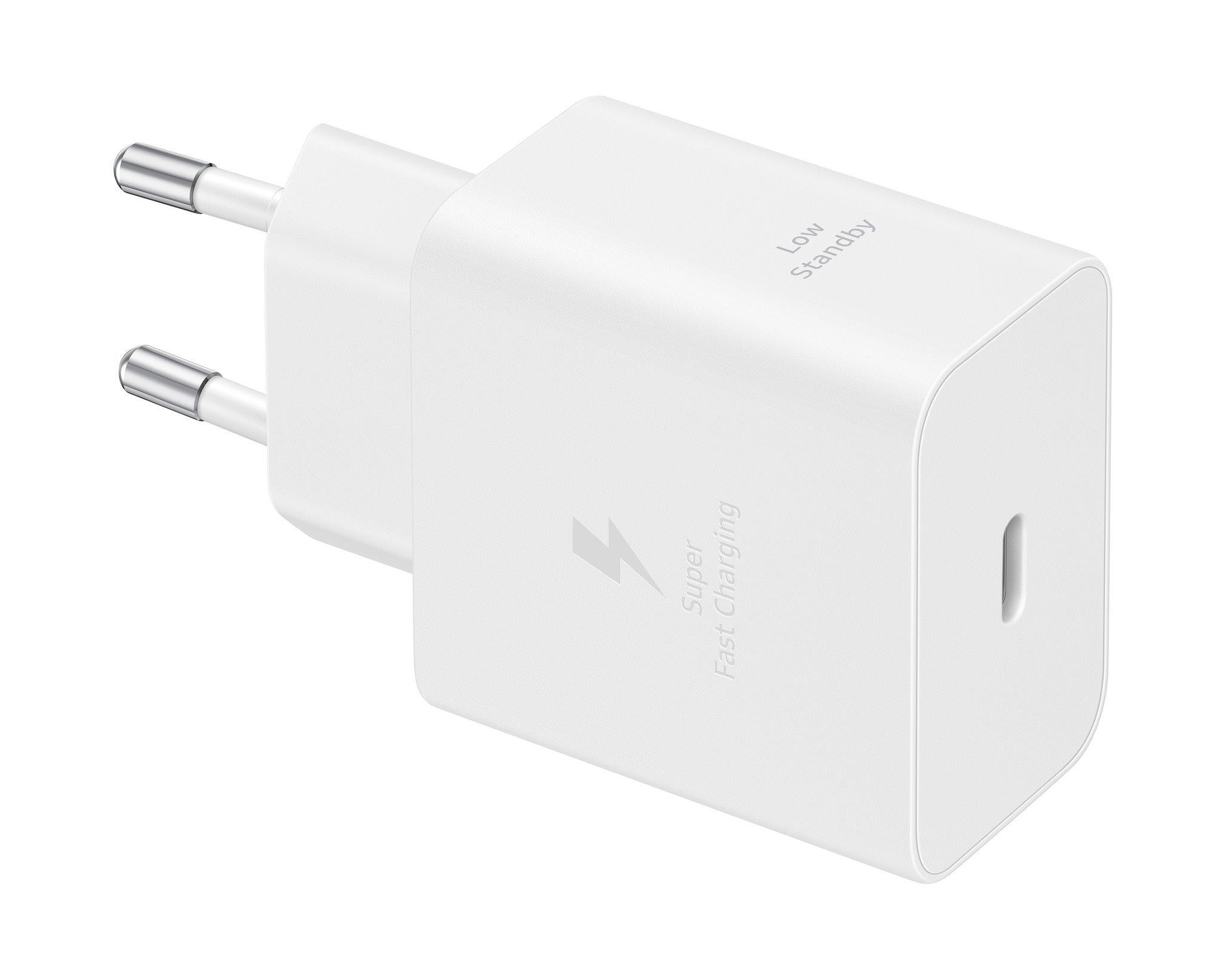 Samsung USB-C 45W Cestovní nabíječka + USB-C Datový Kabel White