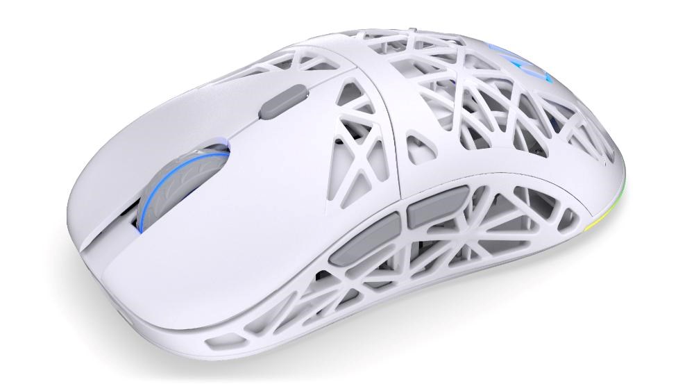 Endorfy Herní myš LIV Wireless Onyx White, Bezdrátová, ARGB, bílá