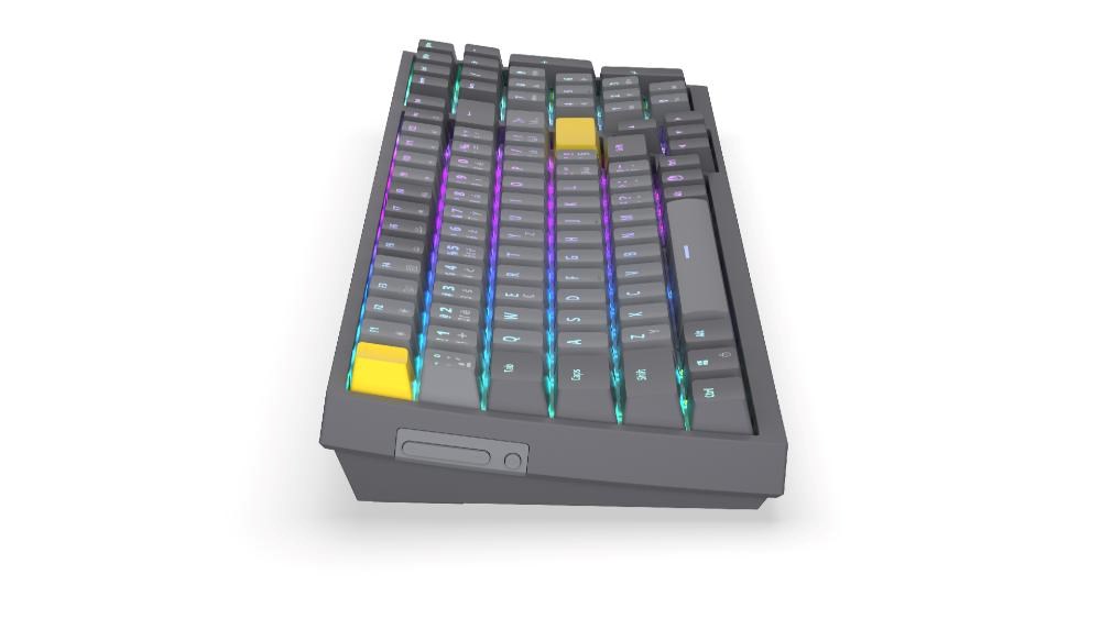 Endorfy herní klávesnice Celeris 1800, bezdrátová, yellow switch, mechanická, CZ layout, RGB