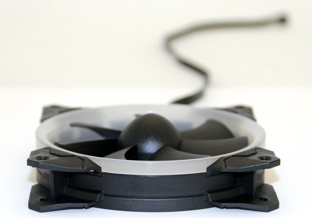 EUROCASE ventilátor RGB 120mm (Turbine blade, FullControl Led)