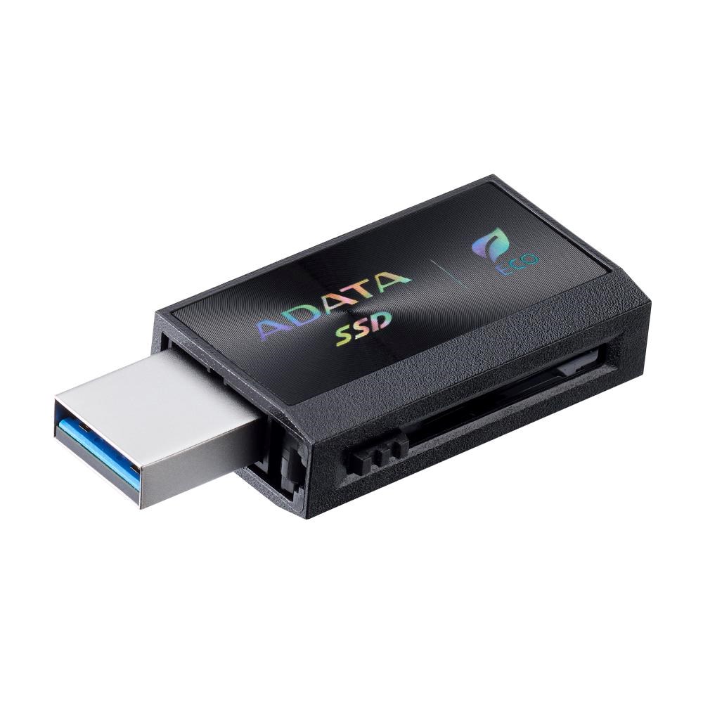 ADATA Externí SSD SC730 512GB, USB-C/A, USB 3.2 Gen2, černá