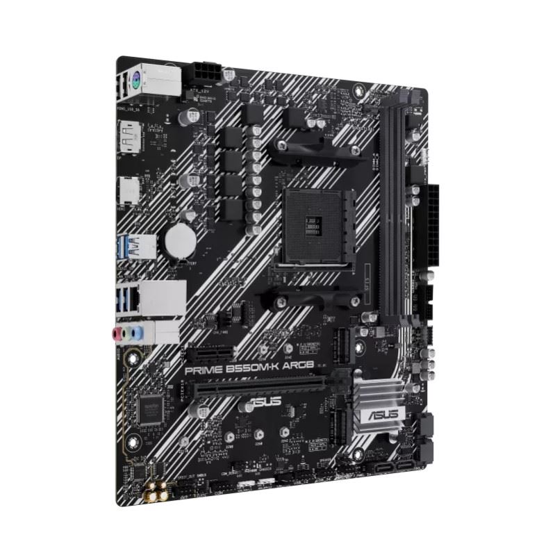 ASUS MB Sc AM4 PRIME B550M-K ARGB, AMD B550, 2xDDR4, 1xHDMI, 1xDP, mATX