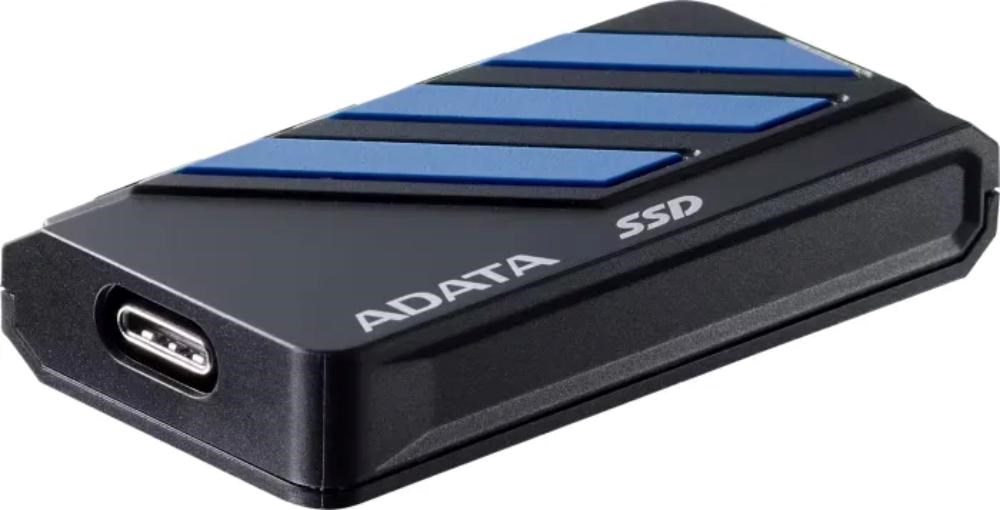 ADATA External SSD 1TB SC735, USB-C 3.2 Gen2, Černo-modrá
