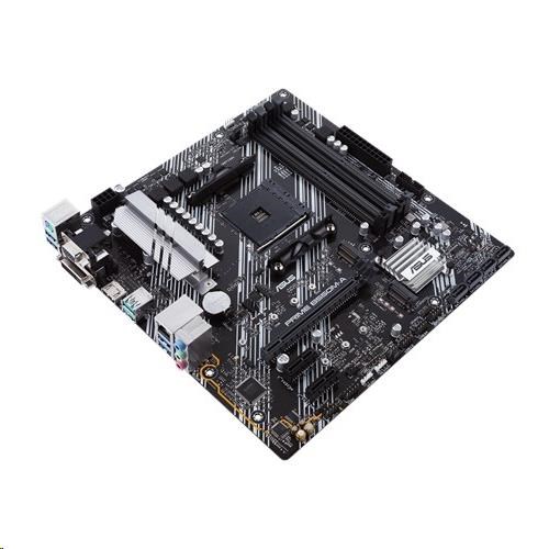 ASUS MB Sc AM4 PRIME B550M-A, AMD B550, 4xDDR4, 1xHDMI, 1xDVI, 1xVGA, mATX