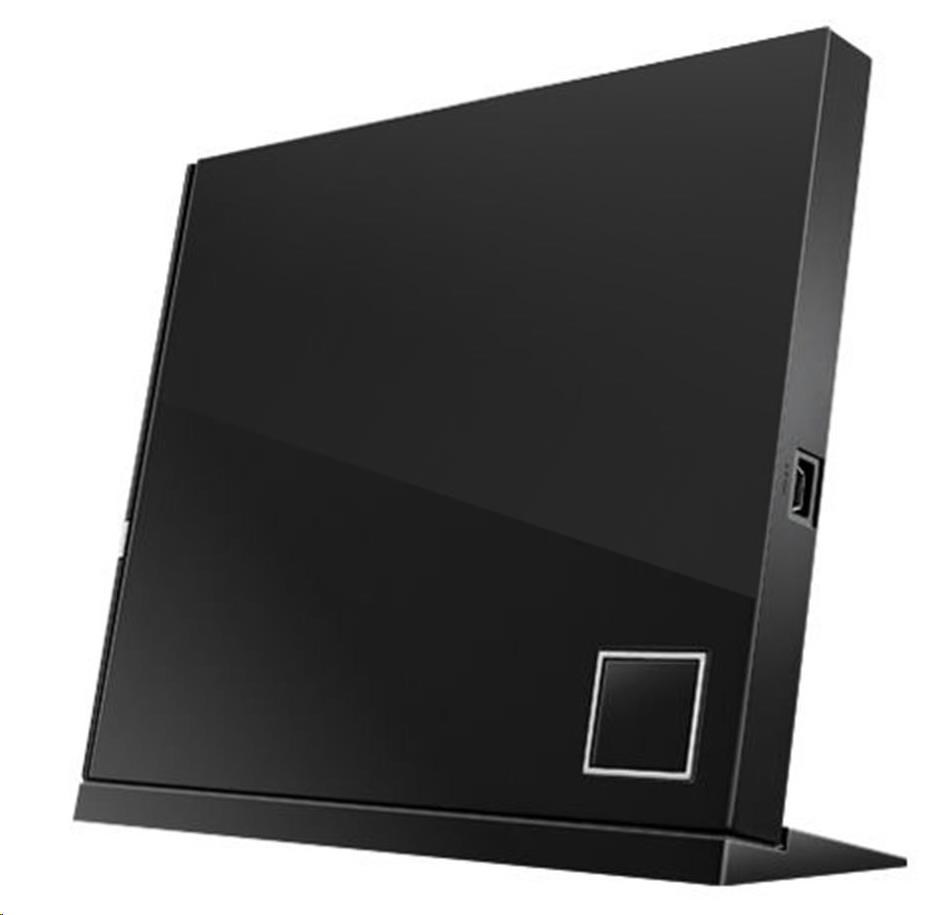 ASUS External Slim BD Writer SBW-06D2X-U BLACK, USB 3.1, Blu-ray