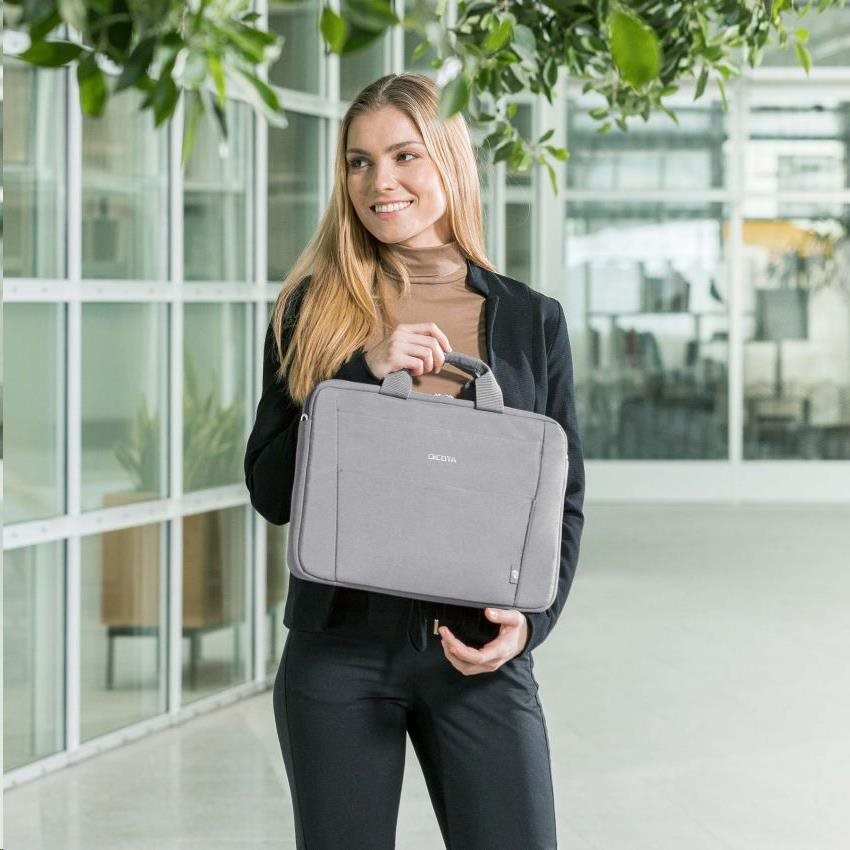 DICOTA Eco Slim Case BASE 11-12.5 Grey