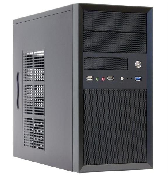 CHIEFTEC skříň Mesh Series/uATX, CT-01B, Black, USB 3.0