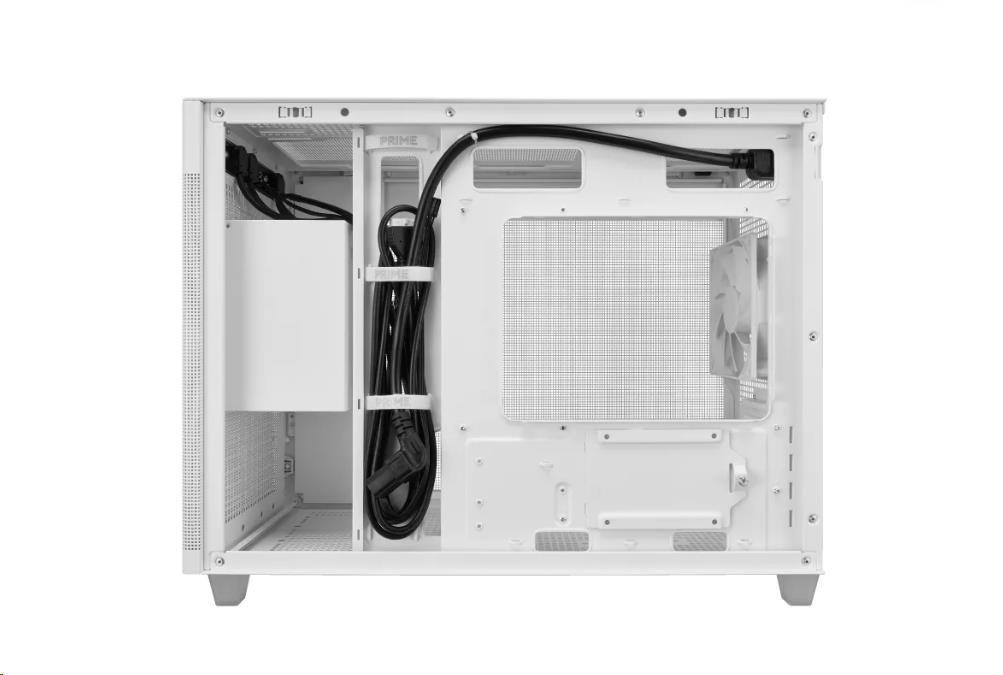 ASUS case AP201 PRIME CASE TG WHITE, Mini Tower, bílá