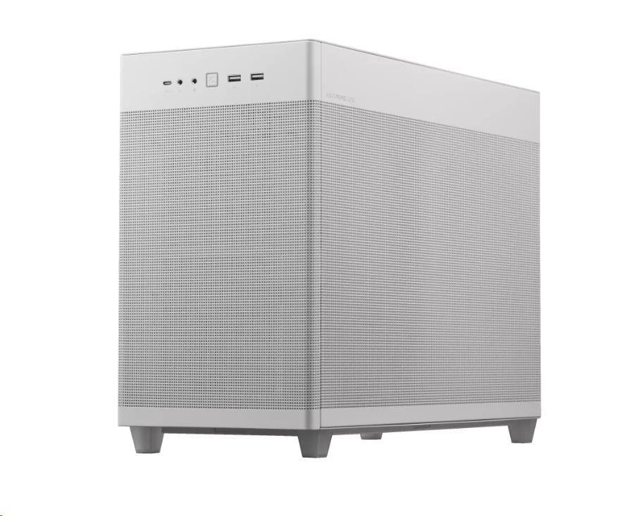ASUS case AP201 PRIME CASE TG WHITE, Mini Tower, bílá