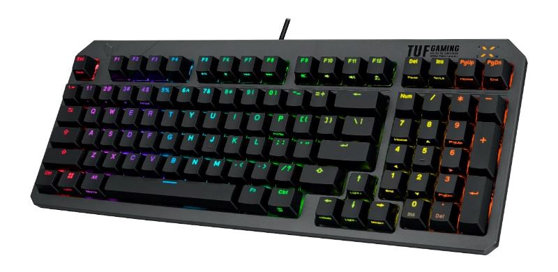 ASUS klávesnice TUF Gaming K3 GEN II, mechanická, US, šedá