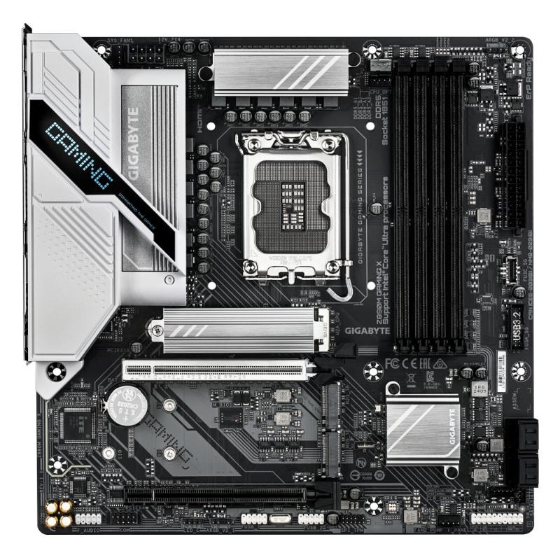 GIGABYTE MB Sc LGA1851 Z890M GAMING X, Intel Z890, 4xDDR5, 2xDP, 1xHDMI, WiFi, mATX