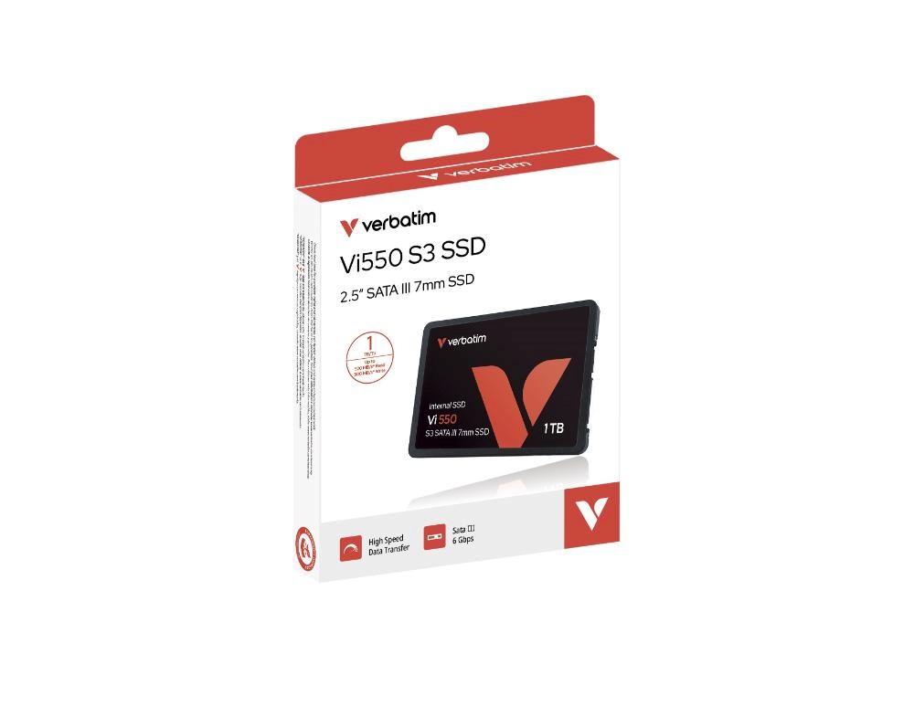 VERBATIM SSD Vi550 S3 1TB SATA III, 2.5” W 535/ R 560 MB/s