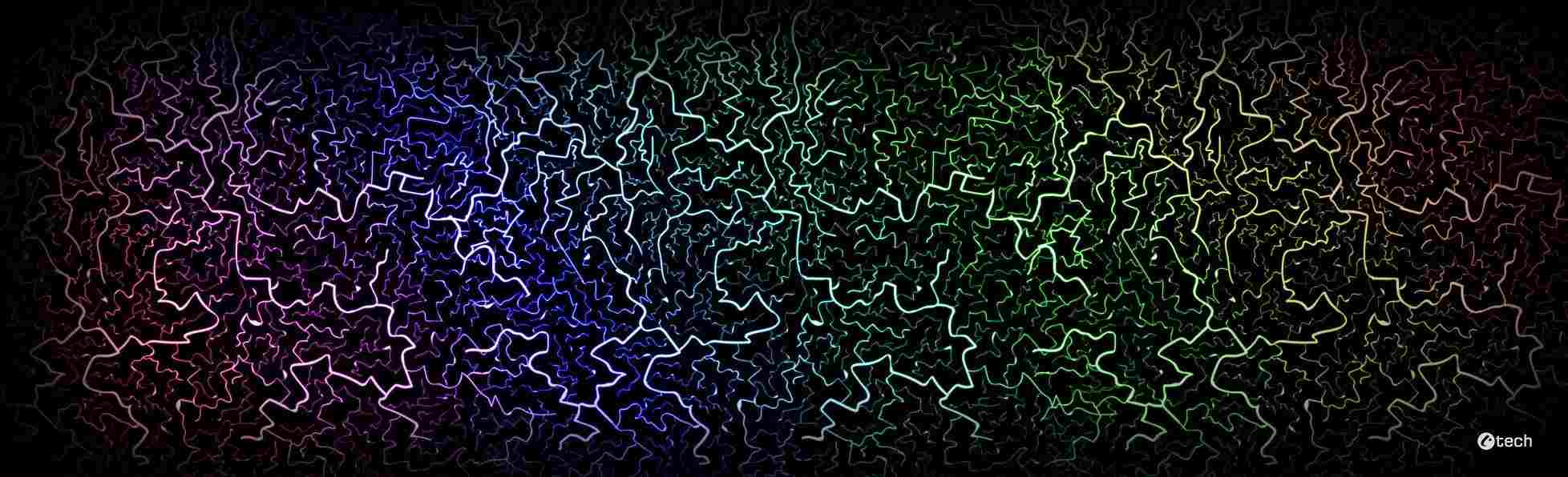 C-TECH Herní podložka pod myš ANTHEA ARC XL, barevná, pro gaming, 900x270x4mm, obšité okraje