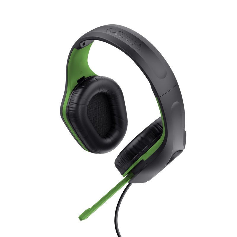 TRUST Herní sluchátka GXT 415X ZIROX zelená