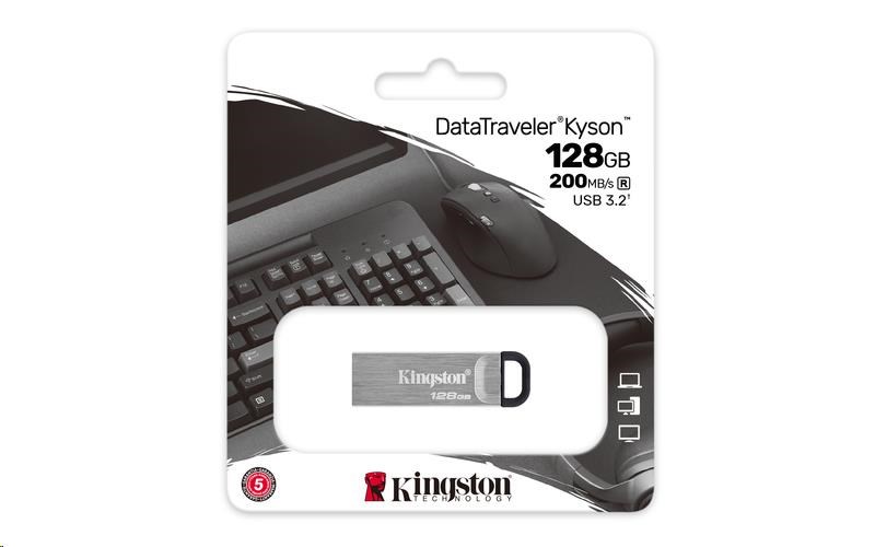 Kingston Flash Disk 128GB USB3.2 Gen 1 DataTraveler Kyson