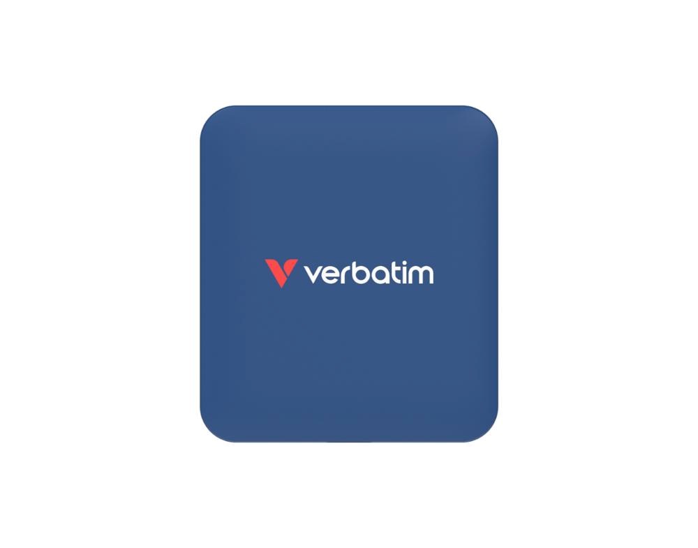 VERBATIM externí SSD SnapBack Magnetic 1TB, USB 3.2 Gen 2x2, (R:2000/ W:1800MB/s), modrá