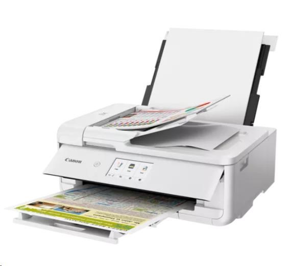 Canon PIXMA Tiskárna TS9551Ca white - barevná, MF (tisk,kopírka,sken,cloud), duplex, USB,LAN,Wi-Fi,Bluetooth