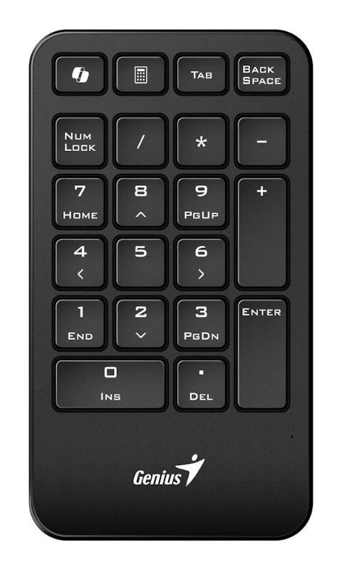 GENIUS Numerická klávesnice NumPad 1000/ Bezdrátová 2.4GHz/ Copilot/ černá
