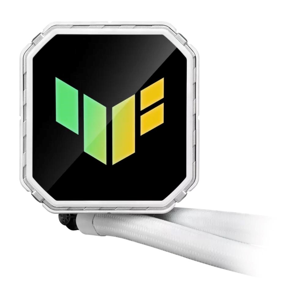 ASUS vodní chladič CPU AIO TUF GAMING LC III 360 ARGB White, 3x120mm, LGA1851, AM5