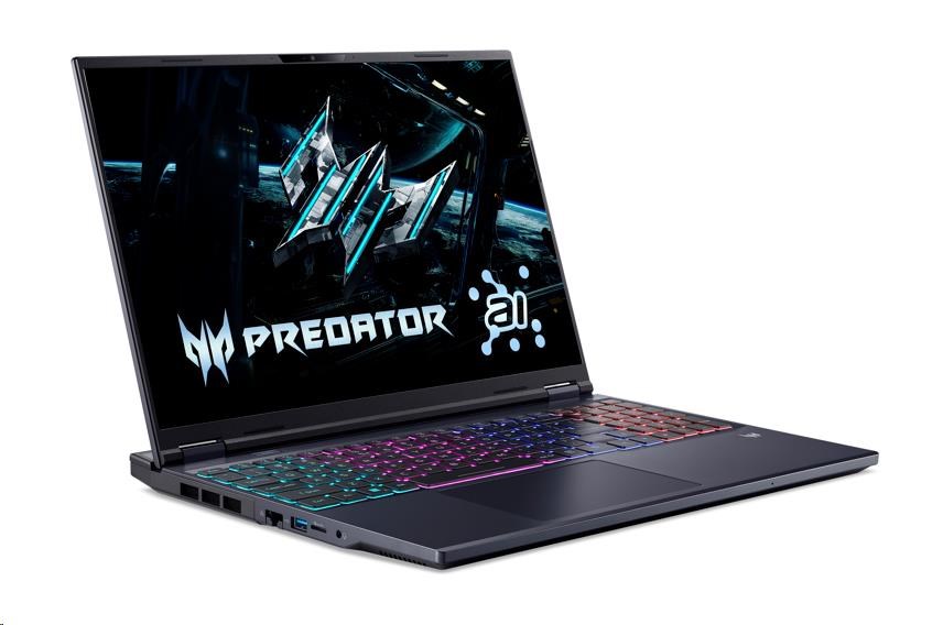 ACER NTB Predator Helios Neo 16 AI (PHN16-73-91XS),Ultra9-275HX,16"WQXGA,32GB,1TB SSD,RTX 5060,Linux,Black