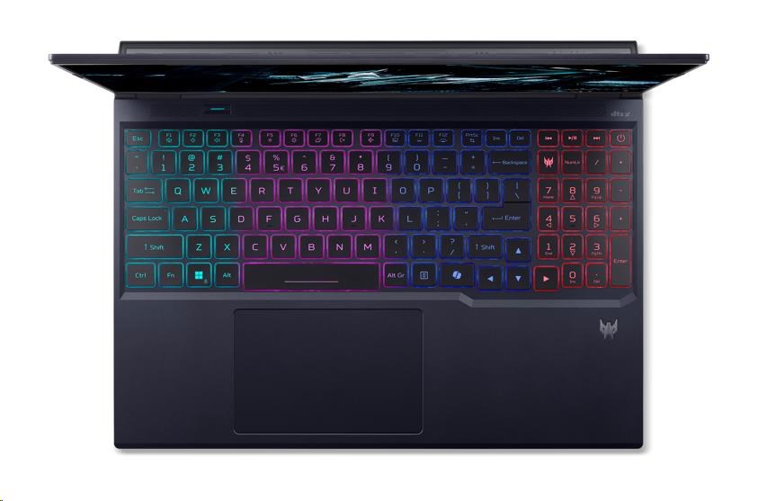 ACER NTB Predator Helios Neo 16 AI (PHN16-73-91XS),Ultra9-275HX,16"WQXGA,32GB,1TB SSD,RTX 5060,Linux,Black