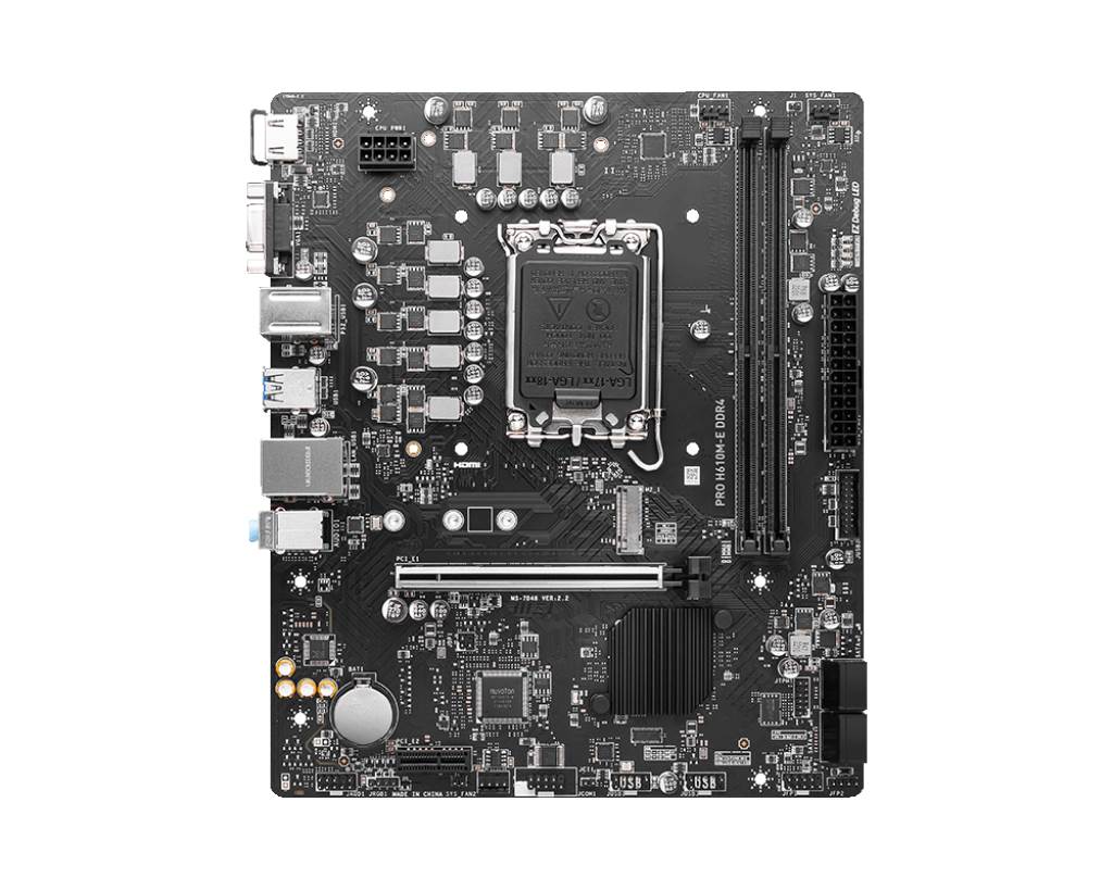 MSI MB Sc LGA1700 PRO H610M-E DDR4, Intel H610, 2xDDR4, 1xHDMI, 1xVGA, mATX