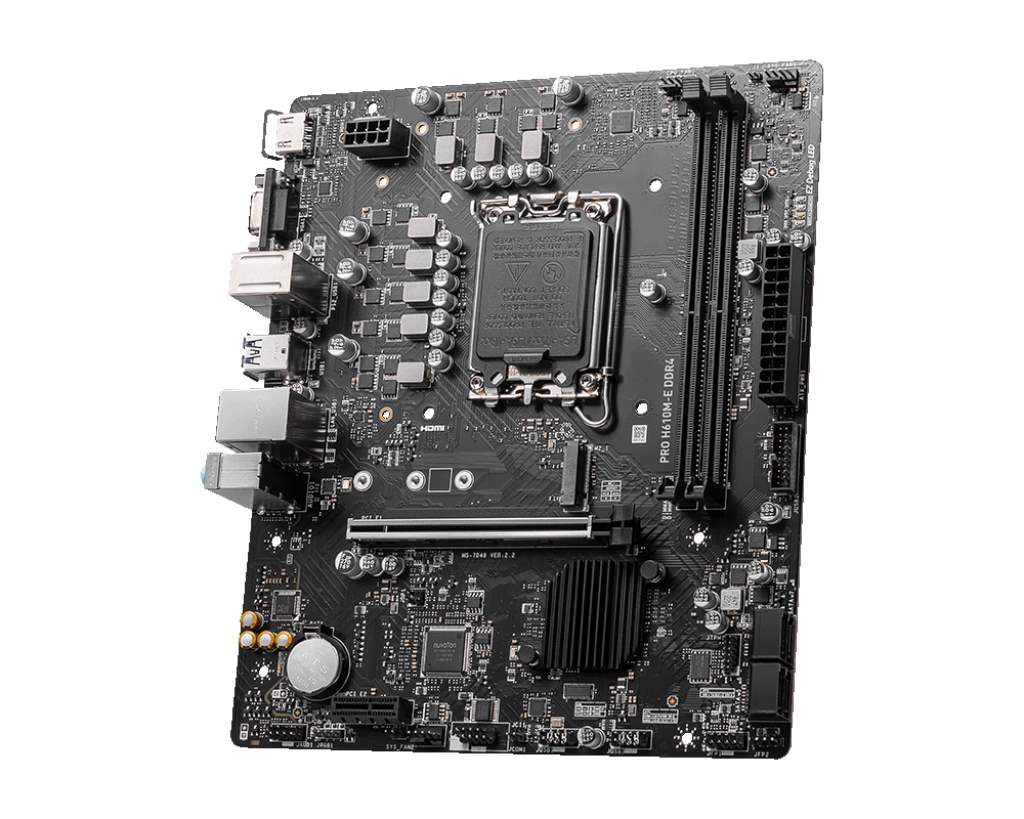 MSI MB Sc LGA1700 PRO H610M-E DDR4, Intel H610, 2xDDR4, 1xHDMI, 1xVGA, mATX