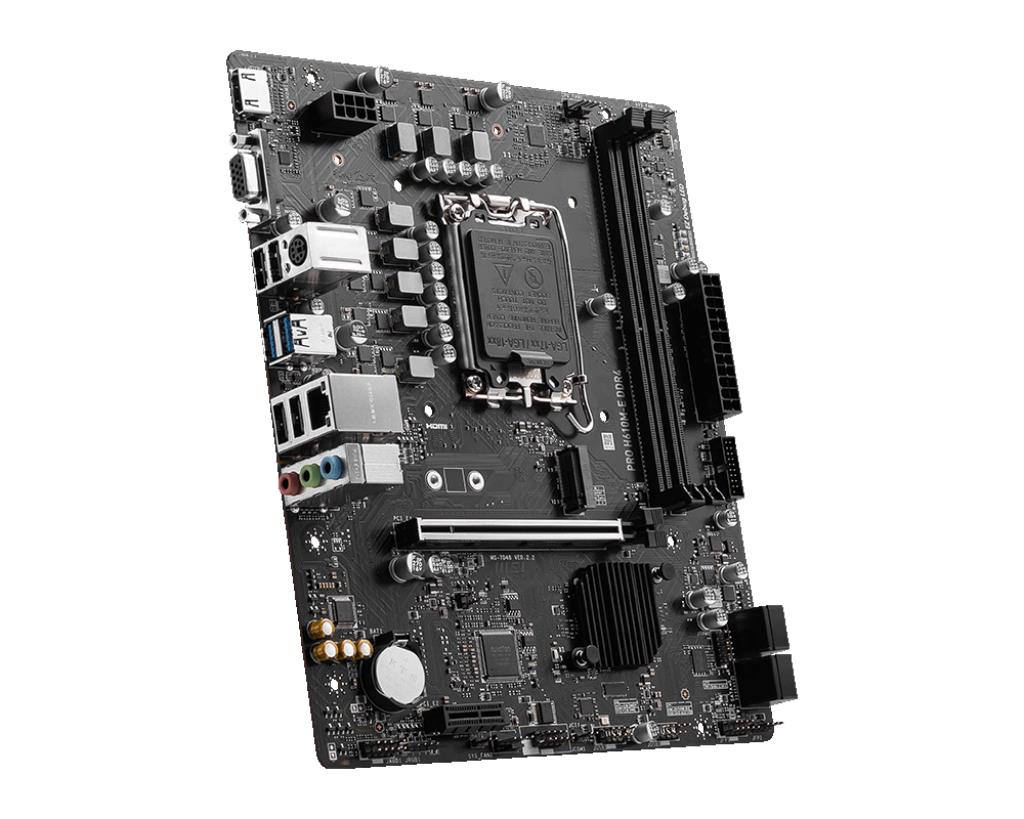 MSI MB Sc LGA1700 PRO H610M-E DDR4, Intel H610, 2xDDR4, 1xHDMI, 1xVGA, mATX