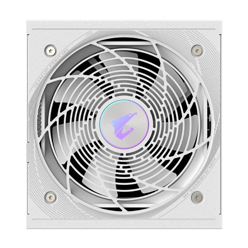 GIGABYTE zdroj AE850PM PG5, 850W, 80+ Platinum, 120mm fan, bílá