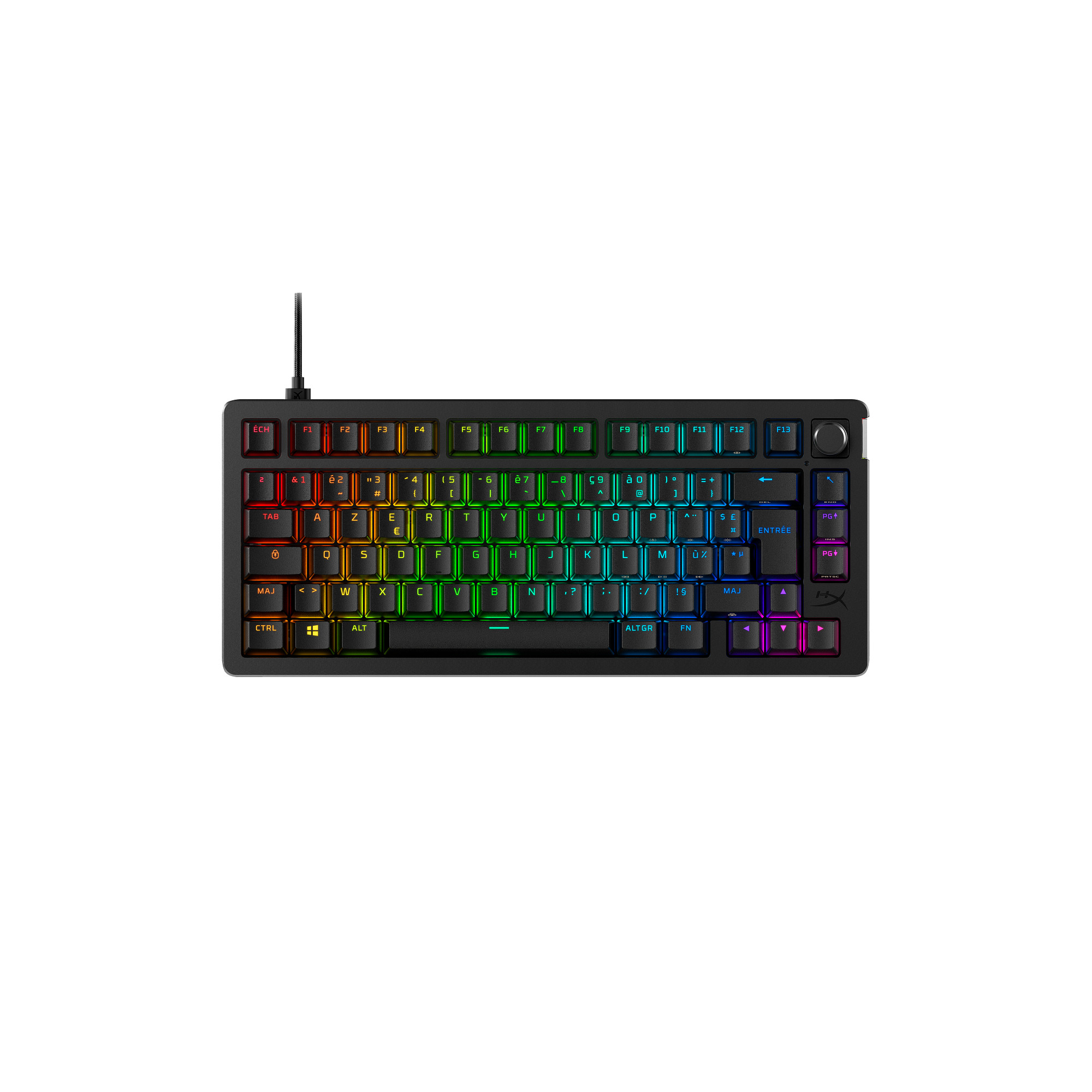 HyperX Alloy Rise Gaming Keyboard 75-US - Klávesnice