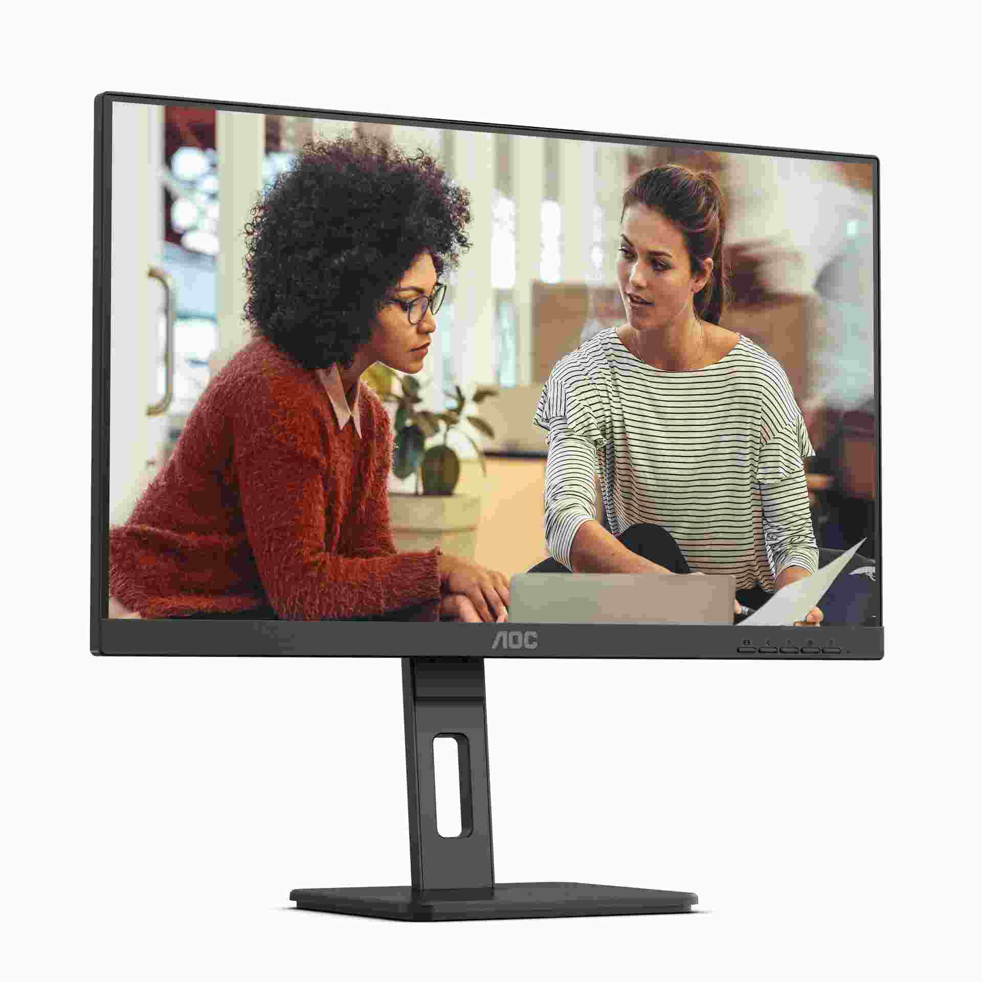 AOC MT IPS LCD WLED 27" 27E3QAF - IPS panel, 1920x1080, D-Sub, HDMI, DP, repro, pivot