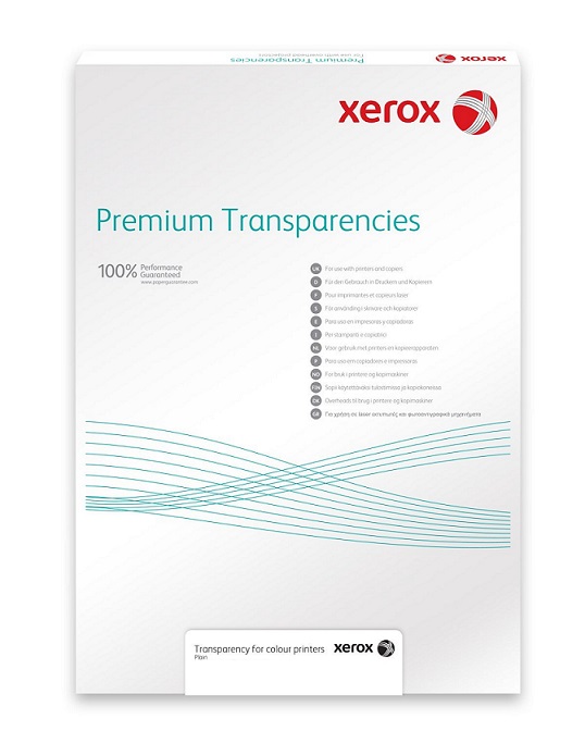 Xerox Papír Transparentní fólie - 115m A4 Plain (50 listů, A4)