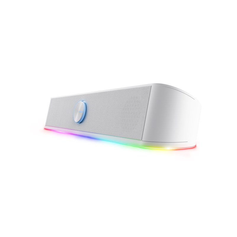 TRUST reproduktor GXT 619W Thorne RGB Illuminated Soundbar, bílá