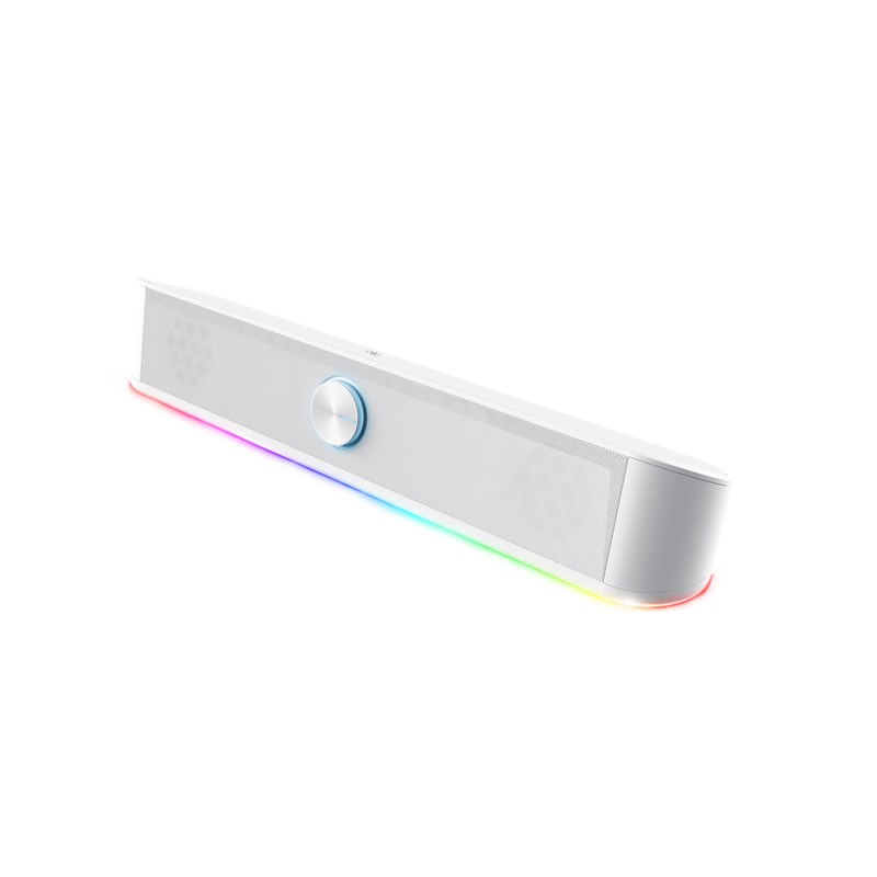 TRUST reproduktor GXT 619W Thorne RGB Illuminated Soundbar, bílá