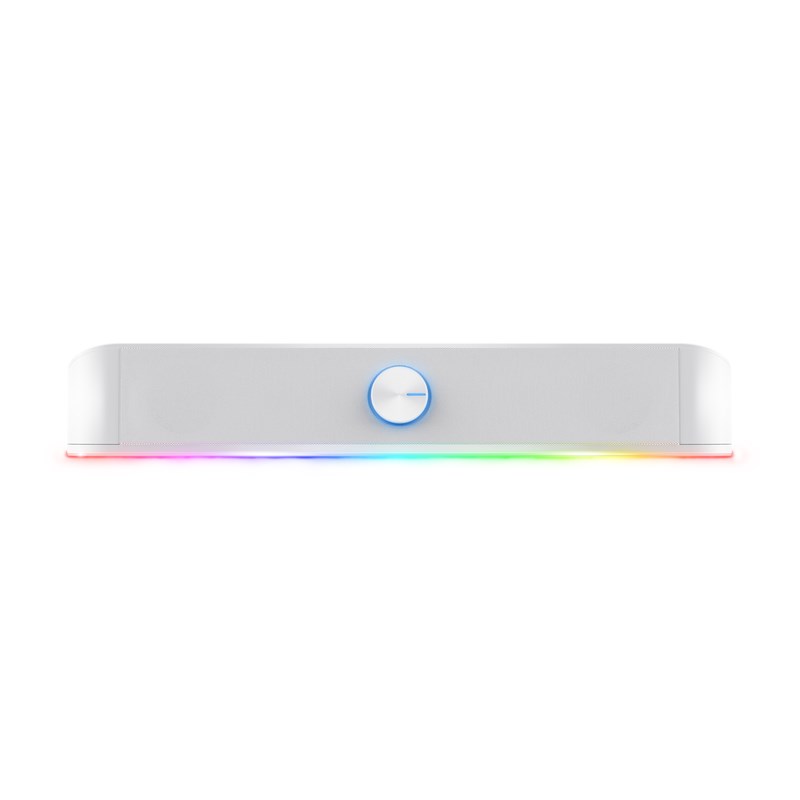 TRUST reproduktor GXT 619W Thorne RGB Illuminated Soundbar, bílá