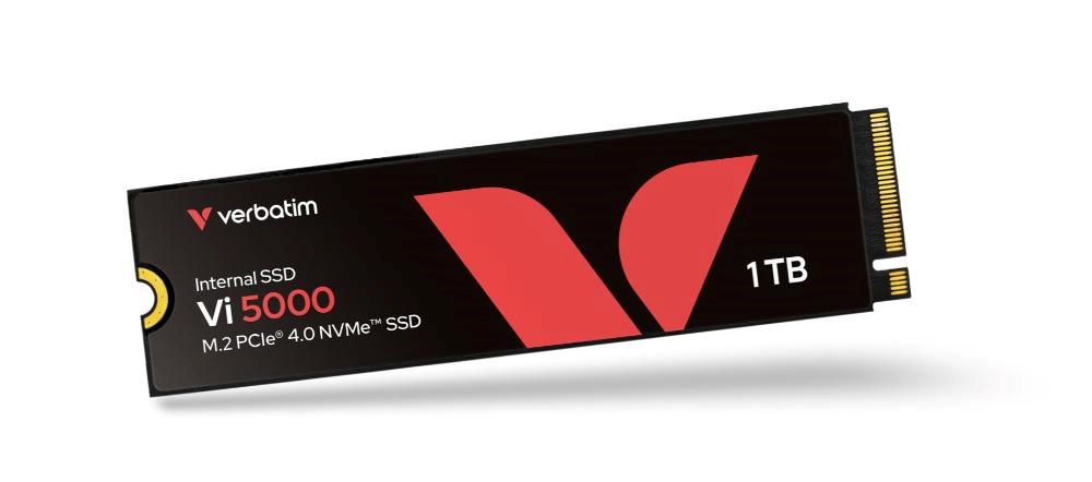 VERBATIM SSD Vi5000 Internal PCIe NVMe M.2 SSD 1TB , W 4500/ R 5000 MB/s