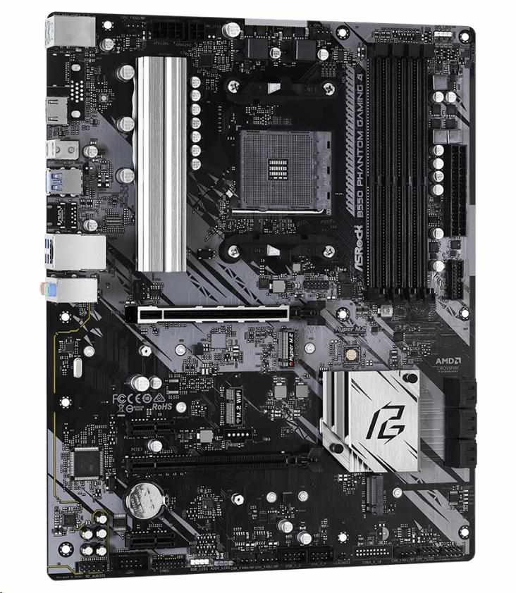ASRock MB Sc AM4 B550 Phantom Gaming 4, AMD B550, 4xDDR4, HDMI