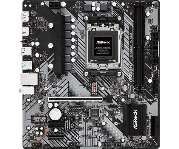ASRock MB Sc AM5 B650M-H/M.2+, AMD B650, 2xDDR5, 1xDP, 1xHDMI, mATX