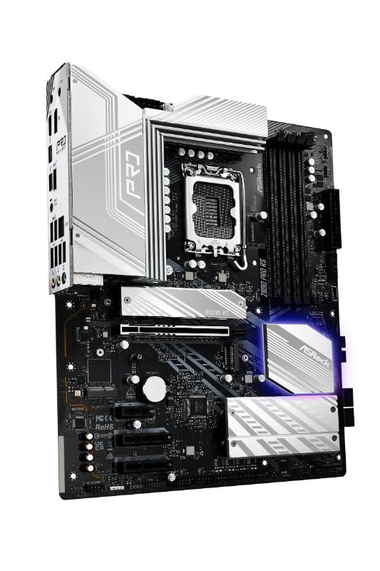 ASRock MB Sc LGA1851 Z890 PRO RS, Intel Z890, 4xDDR5, 1xDP, 1xHDMI, 2xThunderbolt, WI-FI