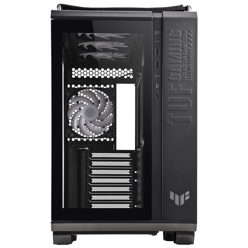 ASUS case TUF GAMING GT502 PLUS, Mid Tower, průhledná bočnice, 4x 120mm ARGB Fan, černá