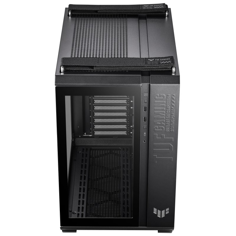ASUS case TUF GAMING GT502 PLUS, Mid Tower, průhledná bočnice, 4x 120mm ARGB Fan, černá