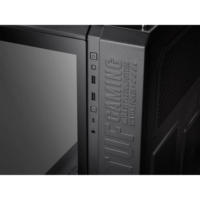 ASUS case TUF GAMING GT502 PLUS, Mid Tower, průhledná bočnice, 4x 120mm ARGB Fan, černá