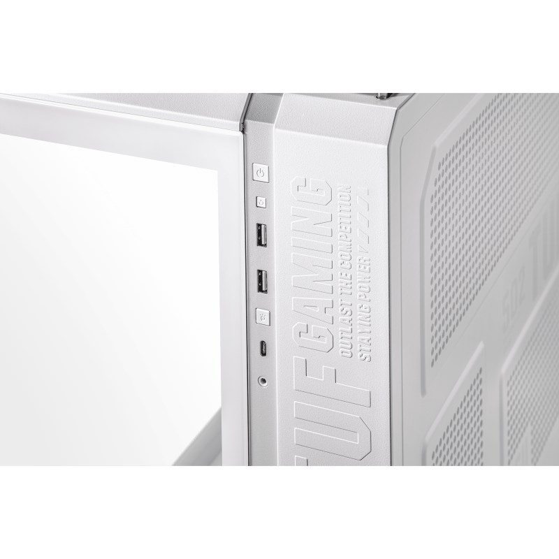 ASUS case TUF GAMING GT502 PLUS, Mid Tower, průhledná bočnice, 4x 120mm ARGB Fan, bílá