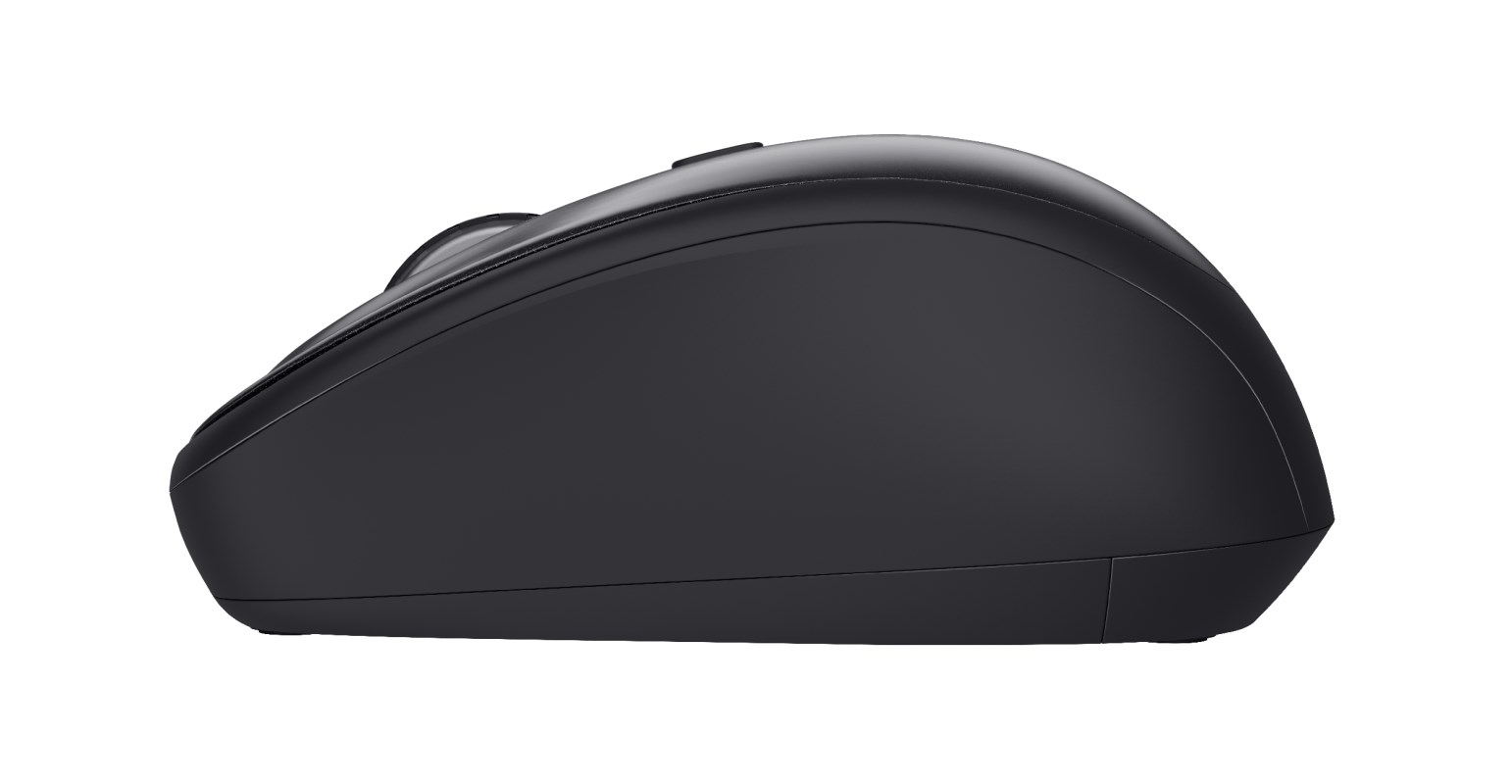 TRUST myš TM-201 WIRELESS MOUSE ECO, optická, černá