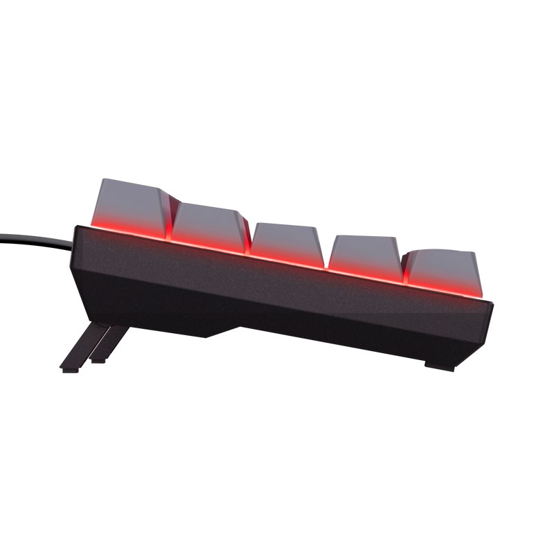 TRUST klávesnice GXT 867 ACIRA, 60%, Herní Klávesnice, USB, USB-C, US