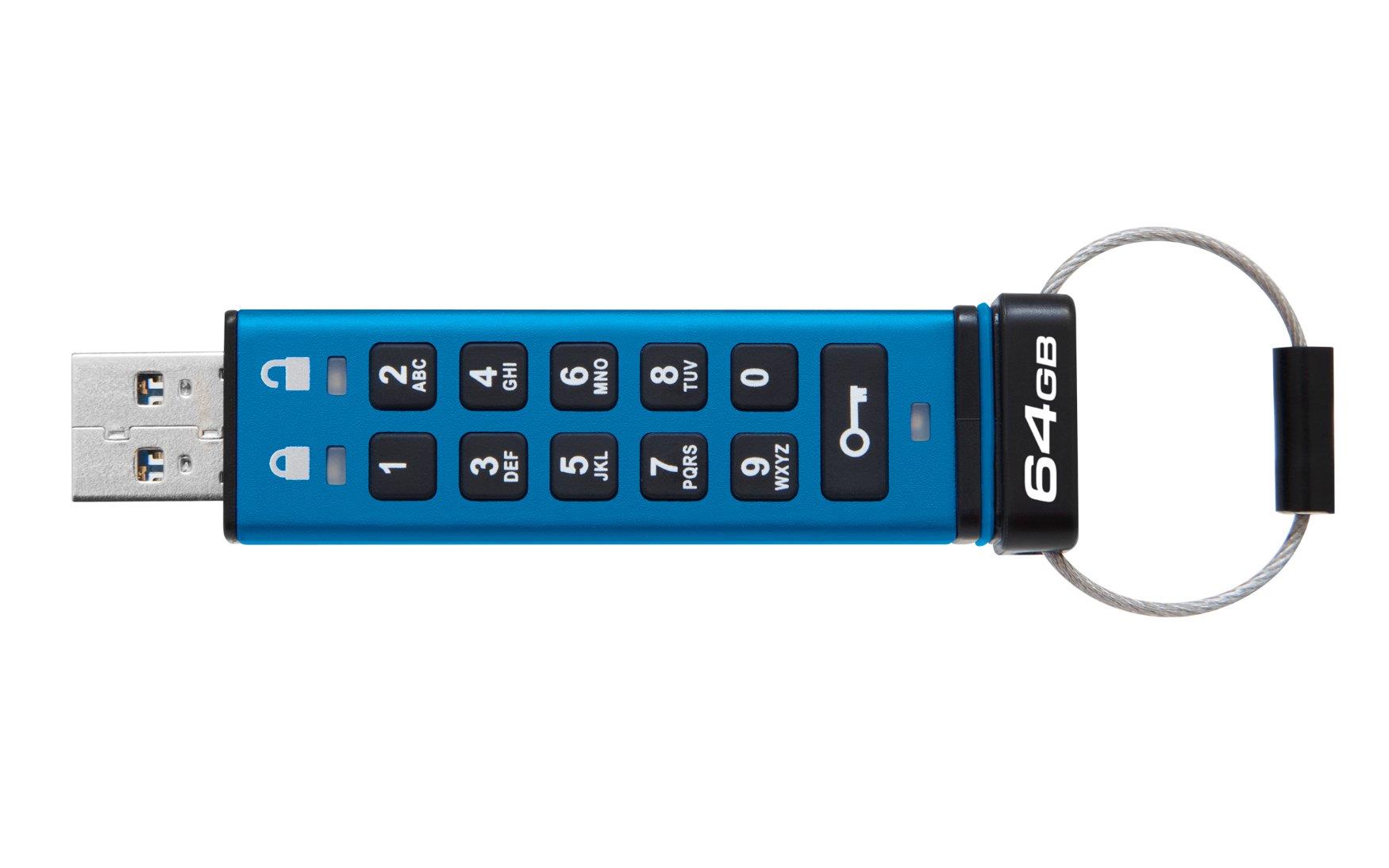Kingston Flash Disk IronKey 64GB Keypad 200 encrypted USB flash drive