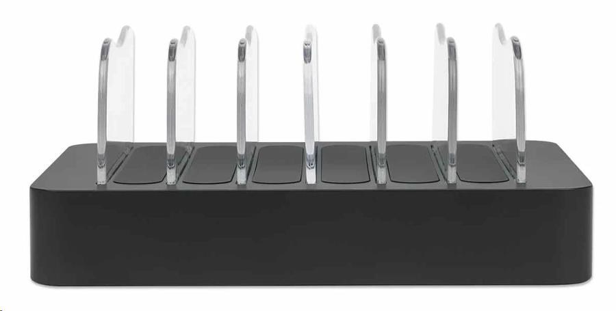 MANHATTAN USB nabíjecí stanice, 6-Port USB Charging Station, USB-A, černá